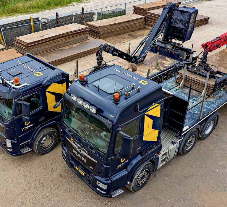 Delivery of our dragline mats Quick and personal VM Group